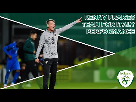 #IRLU21 INTERVIEW | Stephen Kenny praises team effort following draw with Italy