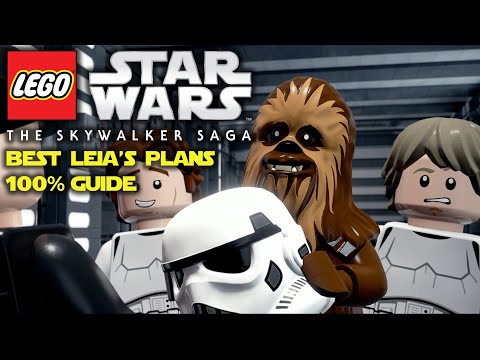 Best Leia's Plans 100% Walkthrough | LEGO Star Wars: The Skywalker Saga Tutorial