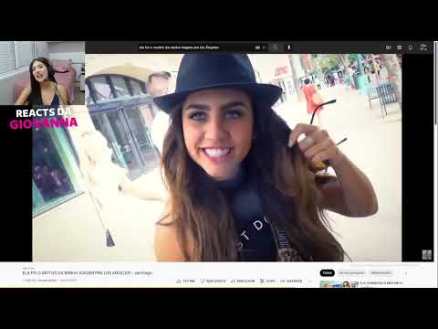 GIOVANNA REAGINDO ELA FOI O MOTIVO DA MINHA VIAGEM PRA LOS ANGELES! ‹ JonVlogs ›