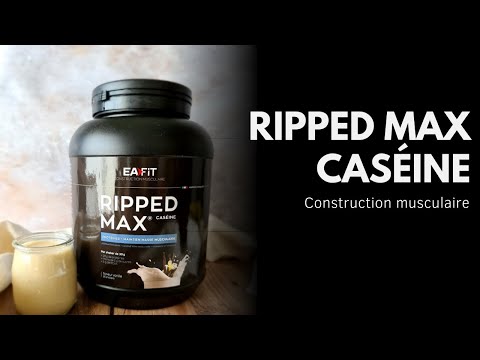 Eafit Ripped Max Caseine Poudre Pour Boisson Fraise Pot/750g