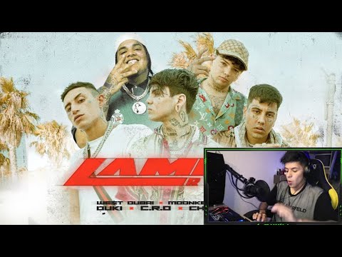 (REACCIÓN) // LAMBO Remix - C.R.O, Duki, Chucky 73, We$t Dubai, Moonkey (OFFICIAL VIDEO)