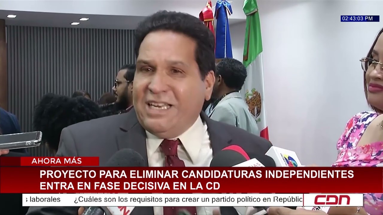 Diputados conocen ley para eliminar candidaturas independientes