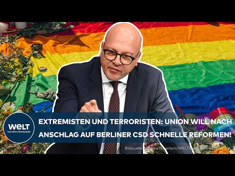 Video Thumbnail: NACH CSD-TERROR IN BERLIN: Alexander Throm fordert harte Reformen gegen Terroristen und Extremismus!