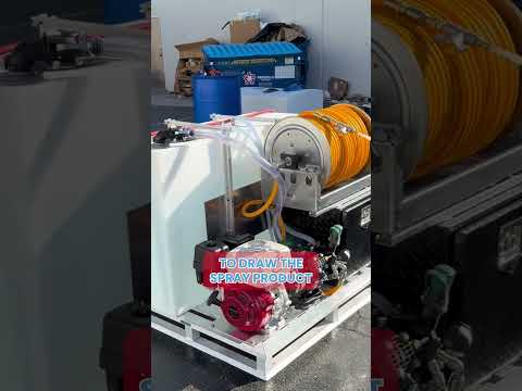 Batch Sprayer 6 gpm Gas Diaphram pump with 100 gallon tank