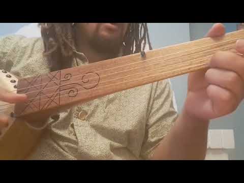 "Jenny Put The Kettle On" by Virgil Anderson -- baritone gourd banjo cover.