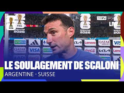 "On a eu la chance de notre côté !" - La réaction de LIONEL SCALONI après ARGENTINE - SUISSE