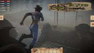 Cowgirl in action - the fourth character for Mushrooms: Forest Walker multiplayer mode.