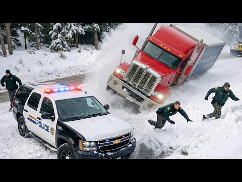 30 Times Icy Road Madness Caught on Camera | Extreme Snowstorm Crashes #9