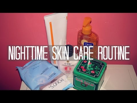 Nighttime Skin Care Routine Video
