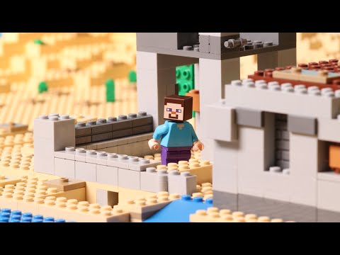 EPIC LEGO Minecraft Desert Outpost Stop Motion!
