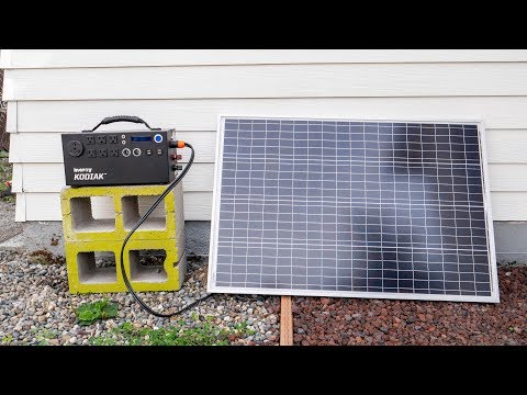 Easy Solar Power Solution For Van Life, Camping & Doomsday Preppers | Kodiak Solar Generator Review Video