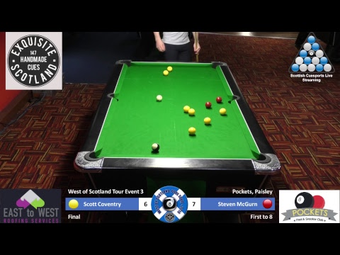 Exquisite Cues - West of Scotland Tour Event 3 Final