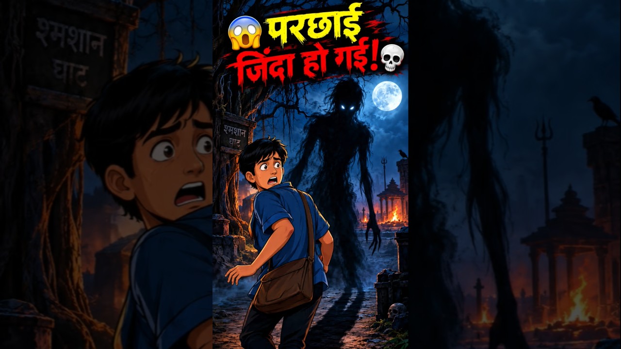 श्मशान की रहस्यमयी परछाई 💀😱 | रात 12 बजे हुआ भयानक हादसा | Hindi Horror Story💀