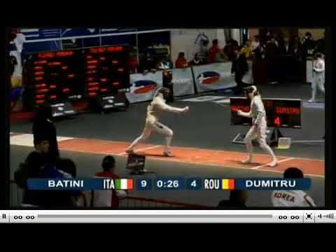 Belfast World Championships 2009 JWF - L32 - Batini ITA v Dumitru ROU