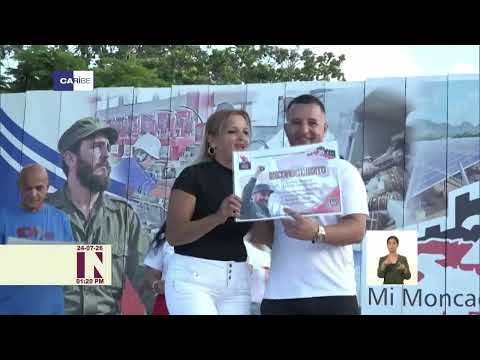 Acto multitudinario en la Isla de la Juventud por el 26 de Julio