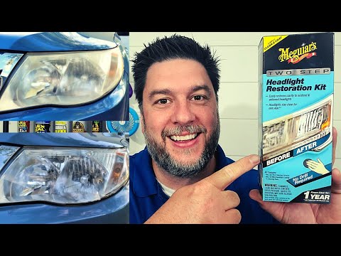 Meguiar's headlight restoration review. headlight restore #HeadlightRestoration #Meguiars [303]