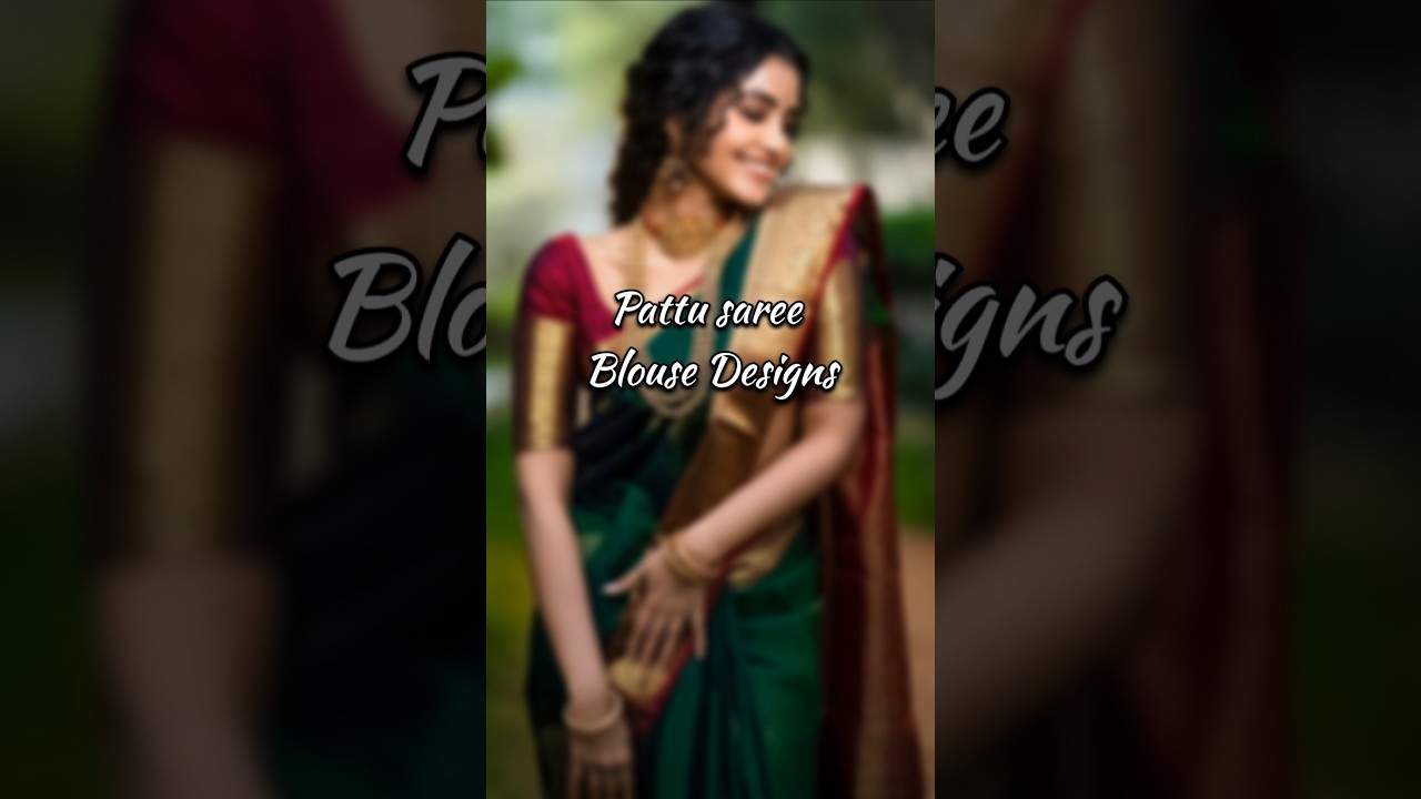 Pattu saree blouse designs | Traditional Blouse Ideas #blousedesign #saree #indianfashion