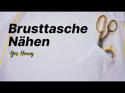 Aufgesetzte Brusttasche nähen - so leicht geht's!
