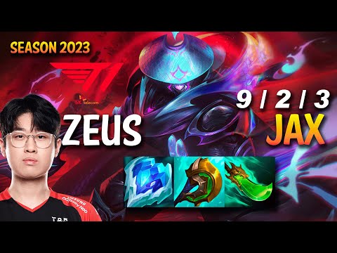 T1 Zeus JAX vs K'SANTE Top - KR Ranked