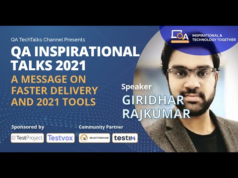 "What could possibly happen in 2021?"  by  Giridhar Rajkumar | QA INSPIRATIONAL TALKS 2021