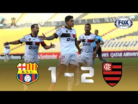 DRAMA E SUPERAÇÃO EM GUAYAQUIL! Melhores momentos de Barcelona-EQU 1 x 2 Flamengo pela Libertadores