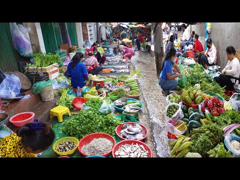 Two Market In One Video - Daily Fresh Foods @ Phnom Penh Market - Boeng Trabek & Boeng Tompon Market