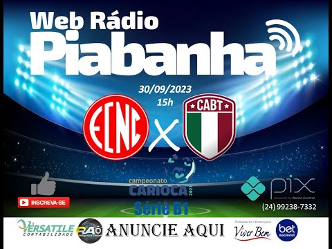 NOVA CIDADE X BARRA DA TIJUCA  - NARRAÇÃO AO VIVO - CARIOCA SÉRIE B1 - 30/09/2023