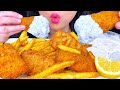 ASMR MUKBANG Fish And Chips Eating Sounds ASMR Phan