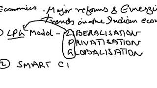 Major Reforms and Emerging trends in the Indian Economy (syllabus)
