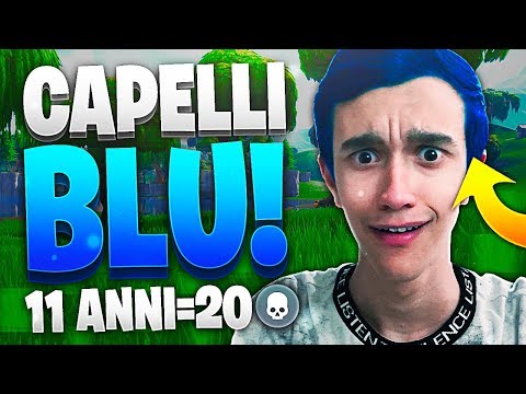 HA 11 ANNI e se fa 20 KILL mi TINGO I CAPELLI DI BLU!! *ASSURDO* [NO CLICKBAIT] | FORTNITE ITA