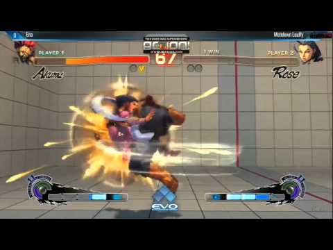 EVO2014 USF4 Semi finals - Meltdown Louffy (ROSE) vs Eita (AKUMA)