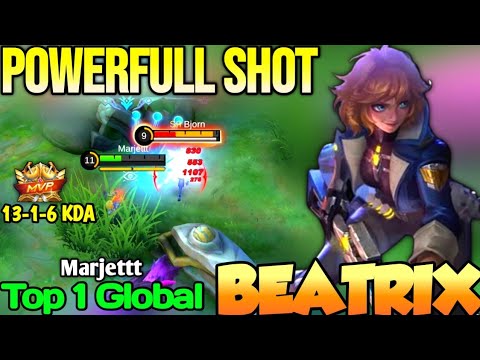 BEATRIX BEST BUILD IN 2022 | TOP 1 GLOBAL BEATRIX Marjettt - MOBILE LEGENDS
