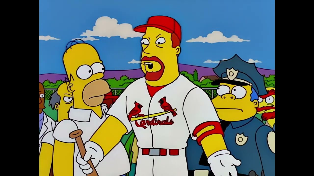 The Simpsons - Mark McGwire Socks Some Dingers