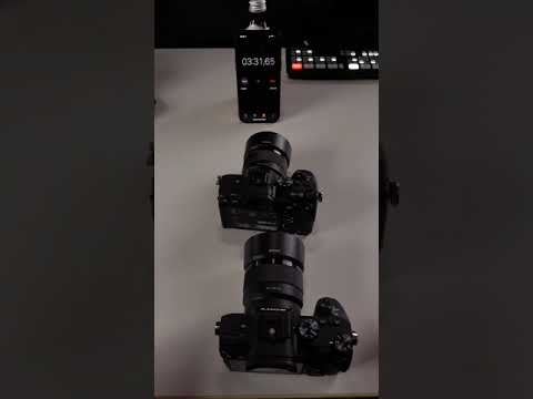 Shutter sound comparison - Sony a7IV vs a7III #shorts