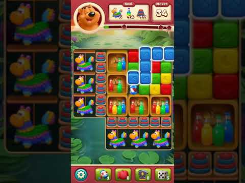 Toon blast 3296 no boosters 3 stars