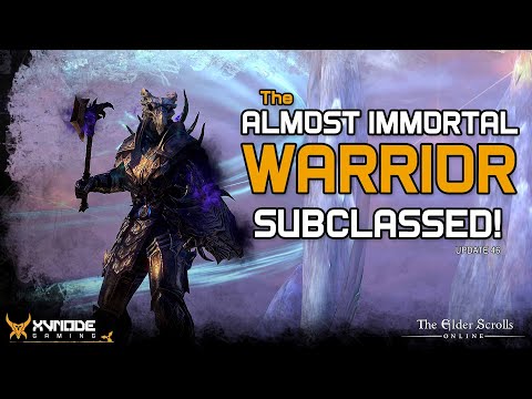 ESO - Almost Immortal Warrior Dragonknight Tank Build with SUBCLASSING!