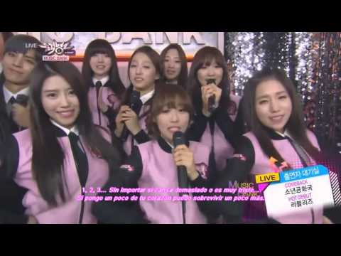 [Sub Español] 141114 러블리즈 Lovelyz - Boys Republic Music Bank