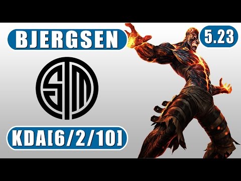 TSM Bjergsen | Brand vs Ekko | Mid | November 29th, 2015 | Preseason 6 | Patch 5.23