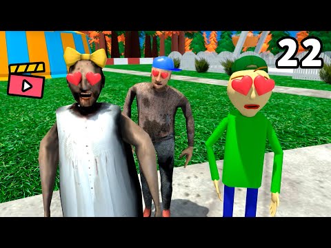 Granny vs Baldi vs Grandpa vs love - funny horror school animation (Compilation #22)