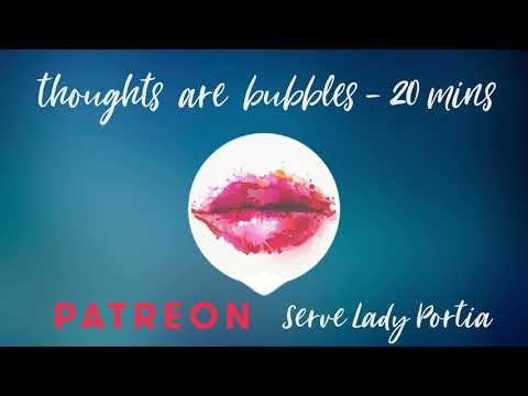 Thoughts Are Bubbles 20 Minutes | Gentle Conversational Hypnosis | ASMR