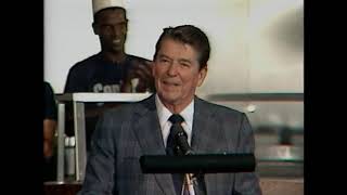 President Reagan's Trip to Cenikor Foundation in Houston Texas on April 29, 1983