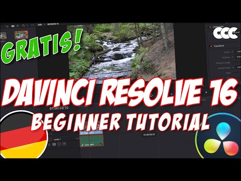 Anfangen mit Davinci Resolve 16! I Beginner Tutorial Deutsch