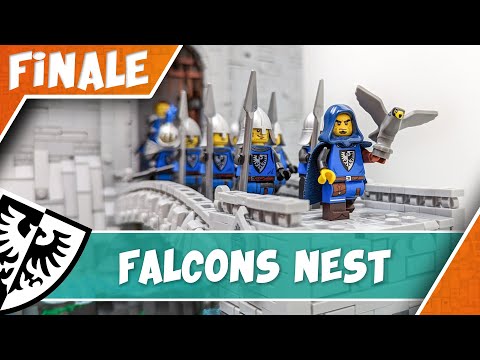 Building a Black Falcon Fortress | FINALE! | Lego Castle MOC