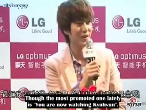 [ENG] 120605 LG Press Conference - Super Junior