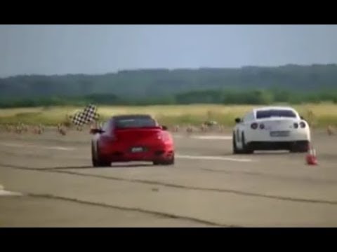 🇩🇪🇯🇵  PORSCHE 911 Turbo vs Nissan GT R Dragrace