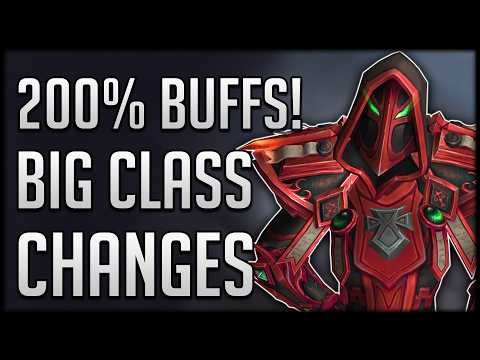 MASSIVE Class Buffs & Nerfs Coming, SUPER FAST Alt Gearing & Limited Free Transmogs