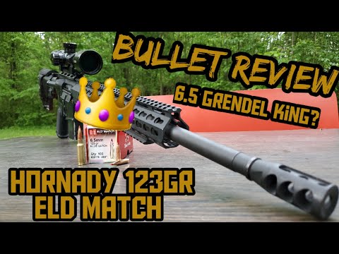 Bullet Review- 123gr Hornady ELD Match / 6.5 Grendel King?