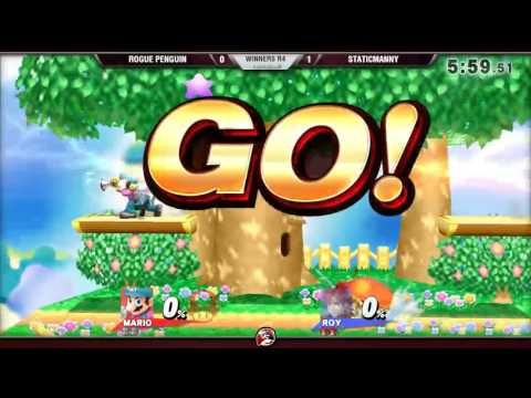 Vitality Singles 7/30/16 - Winners R4 - RoguePenguin (Mario) vs. StaticManny (Sonic) - Smash 4
