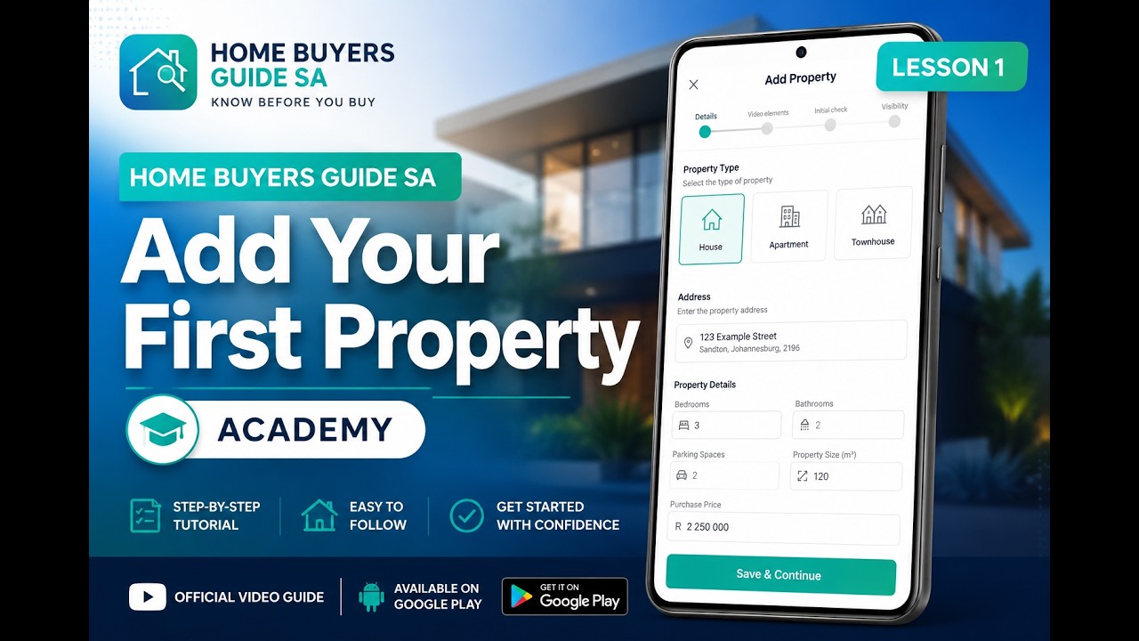 Lesson 1 — Home Buyers Guide SA Academy