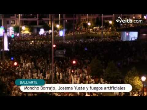 Moncho Borrajo y Josema Yuste en el Baluarte en San Fermín